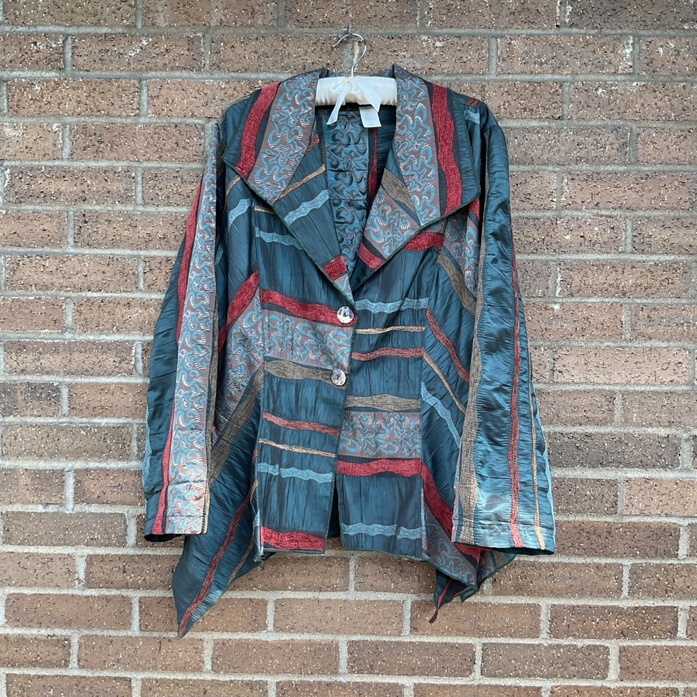Vintage Blazer,Boho Patchwork, 0x - image 1